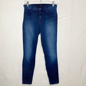 J. BRAND Sz 26x26 Maria High Rise Skinny Leg Jeans Medium Wash Stretch